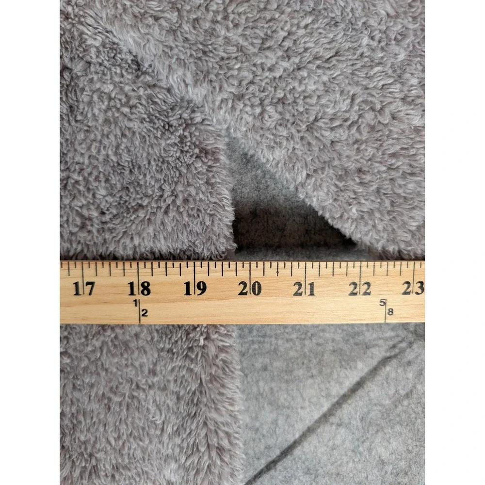 LIV Outdoor Life Integrity Earth Womens Grey‎ Purple Sherpa Fleece Pullover M